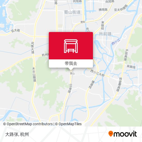 大路张地图