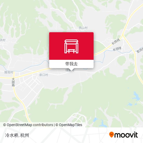 冷水桥地图