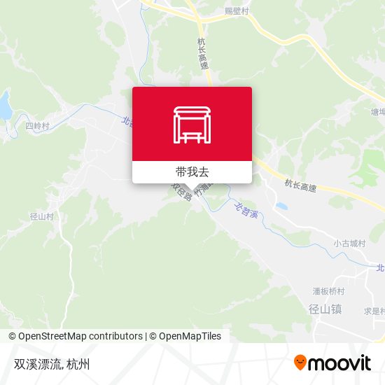 双溪漂流地图