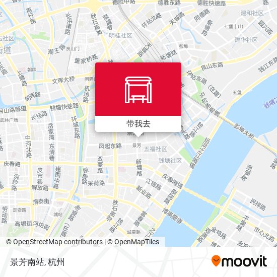 景芳南站地图