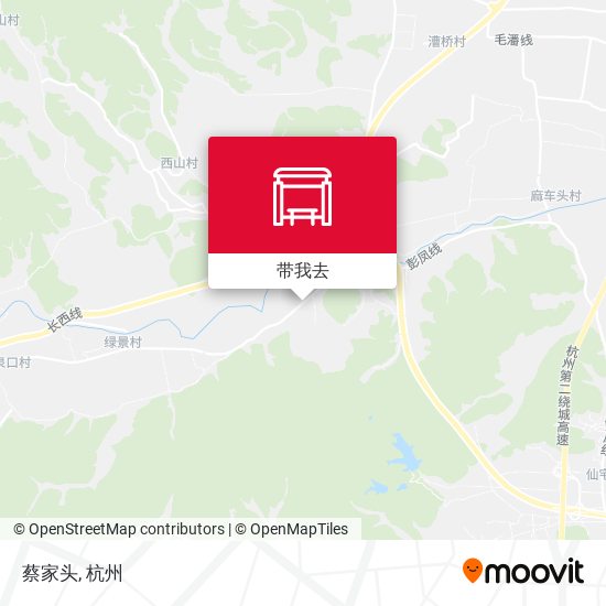 蔡家头地图