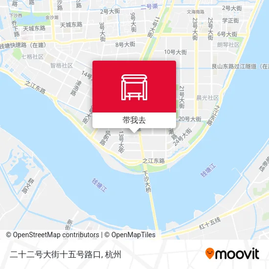 二十二号大街十五号路口地图