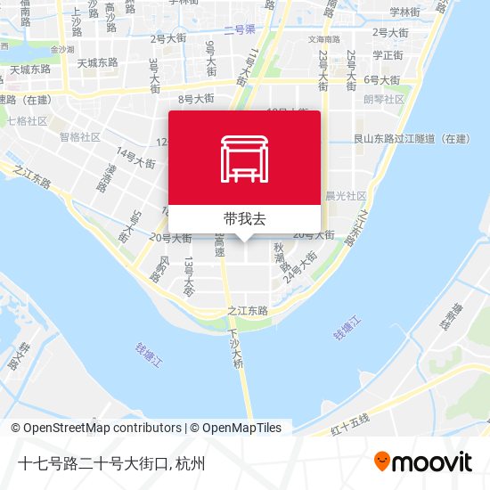 十七号路二十号大街口地图