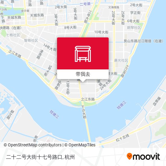 二十二号大街十七号路口地图