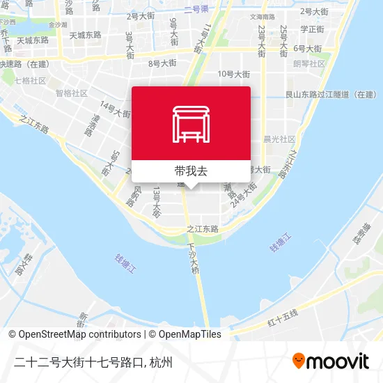 二十二号大街十七号路口地图