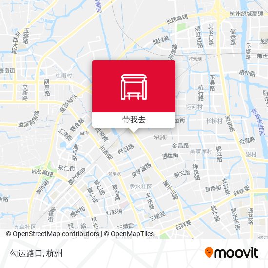 勾运路口地图