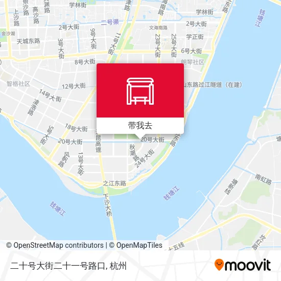二十号大街二十一号路口地图