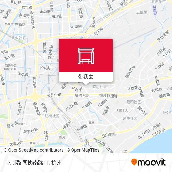南都路同协南路口地图