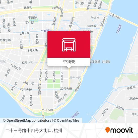 二十三号路十四号大街口地图