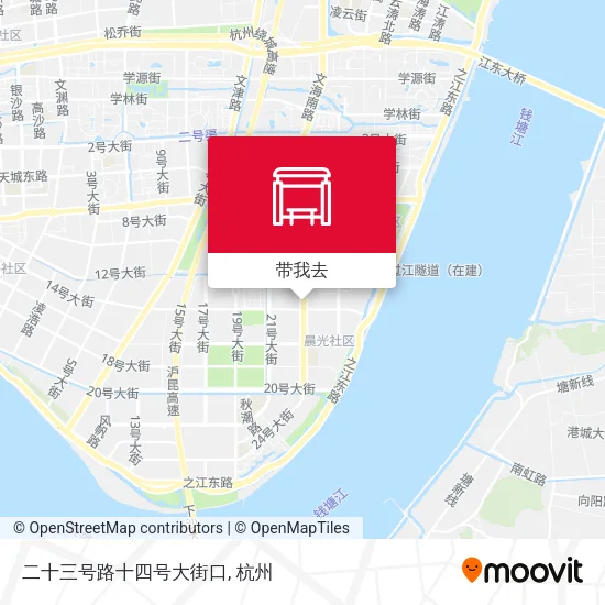 二十三号路十四号大街口地图