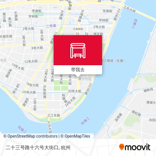二十三号路十六号大街口地图