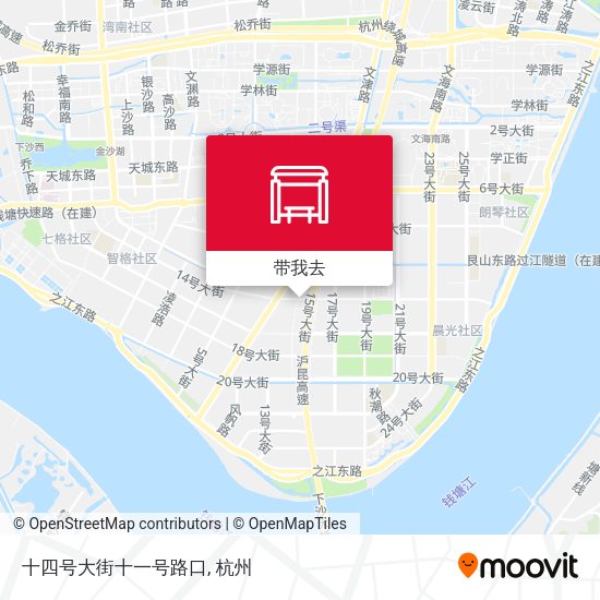 十四号大街十一号路口地图