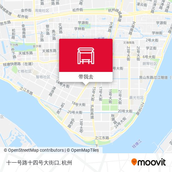 十一号路十四号大街口地图