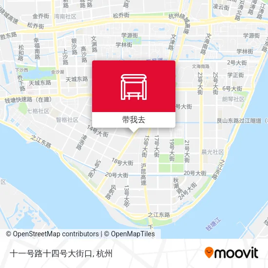 十一号路十四号大街口地图