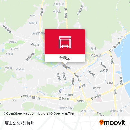 庙山公交站地图