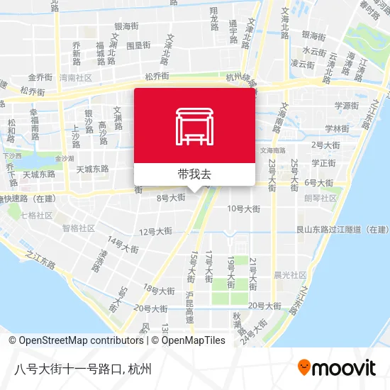八号大街十一号路口地图