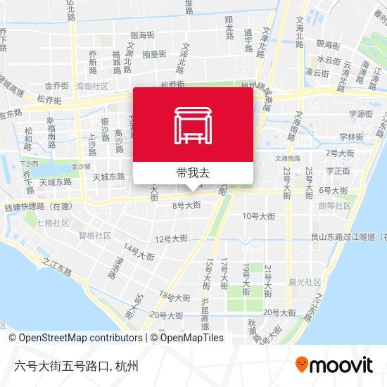 六号大街五号路口地图