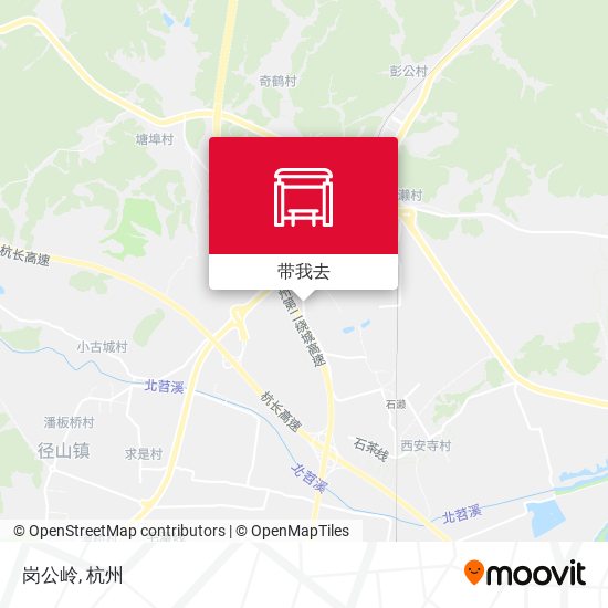 岗公岭地图