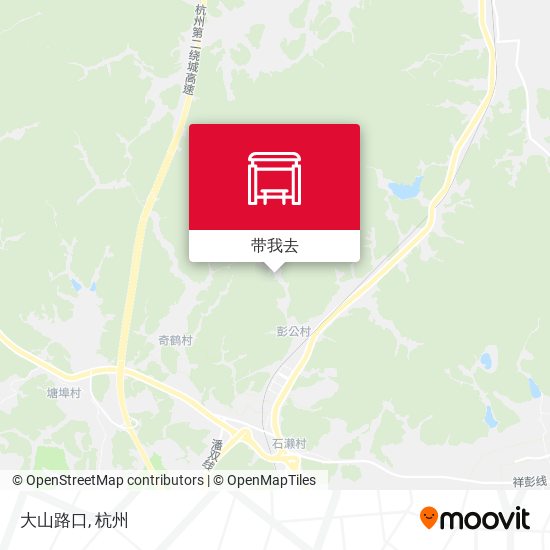 大山路口地图