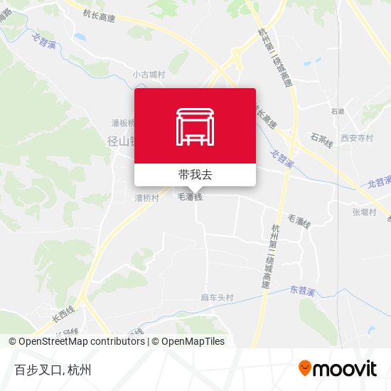 百步叉口地图