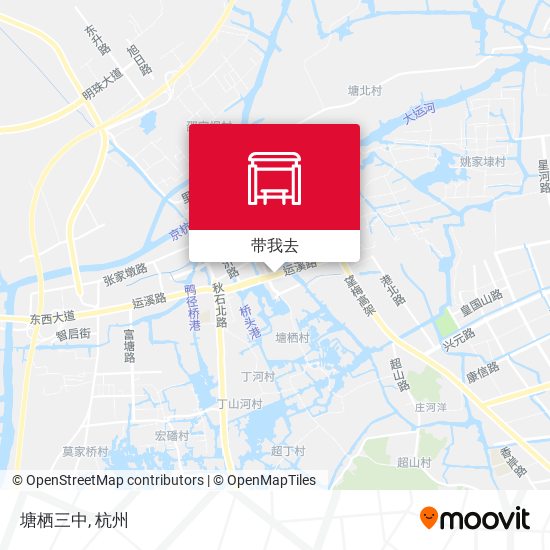 塘栖三中地图