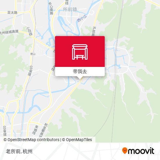 老所前地图