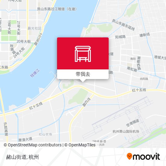 赭山街道地图