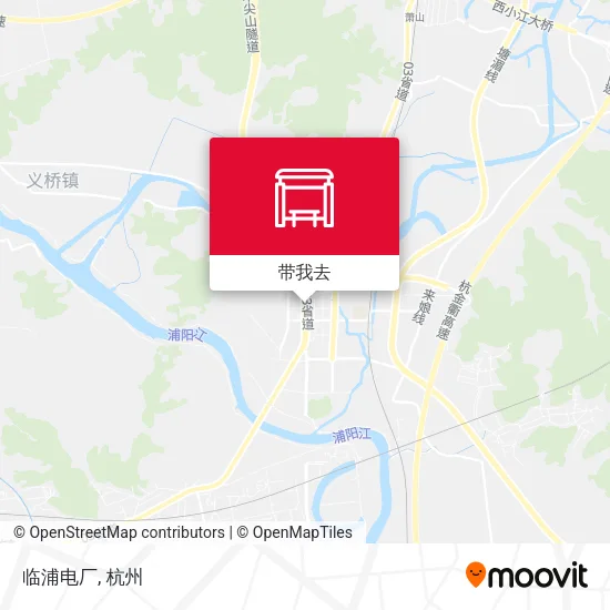 临浦电厂地图
