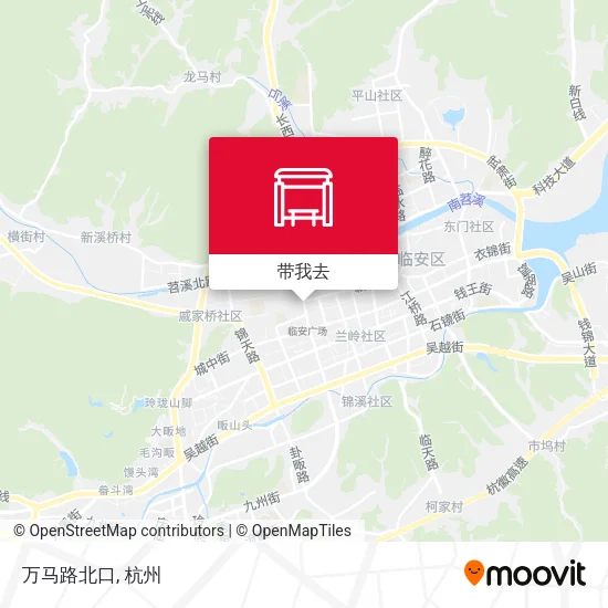 万马路北口地图