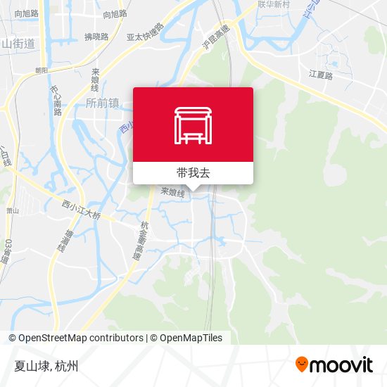 夏山埭地图