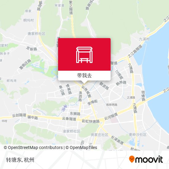 转塘东地图