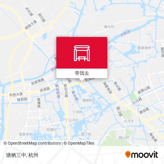 塘栖三中地图