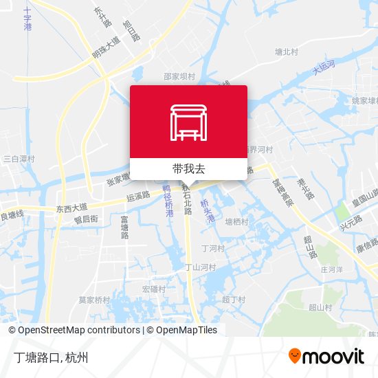 丁塘路口地图