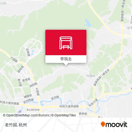 老竹园地图