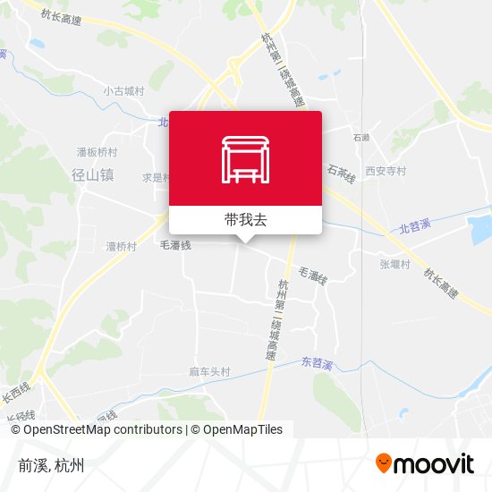 前溪地图