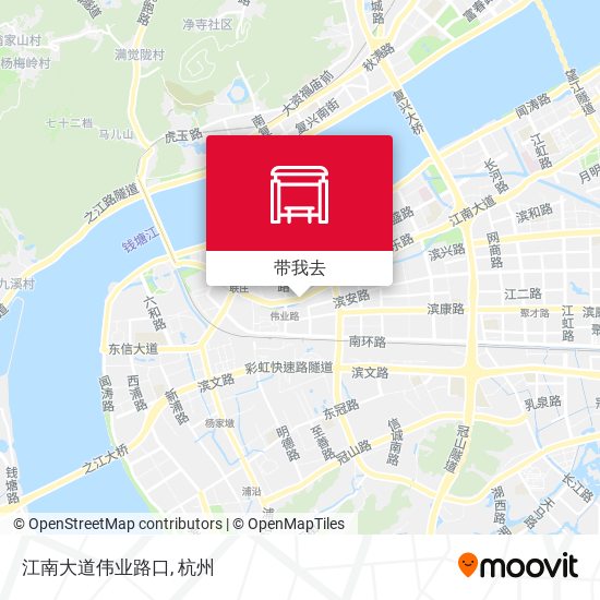 江南大道伟业路口地图