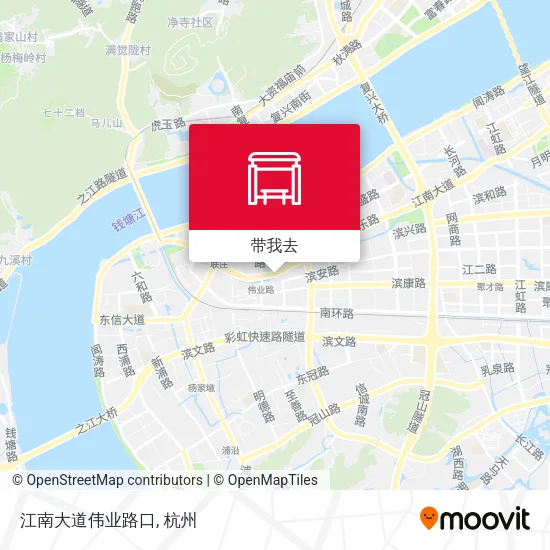 江南大道伟业路口地图