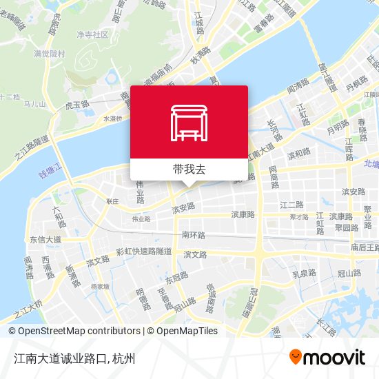 江南大道诚业路口地图