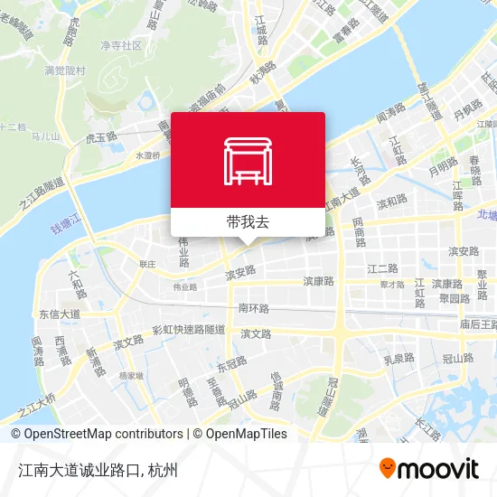 江南大道诚业路口地图