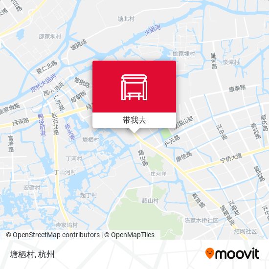 塘栖村地图