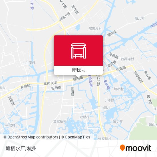 塘栖水厂地图