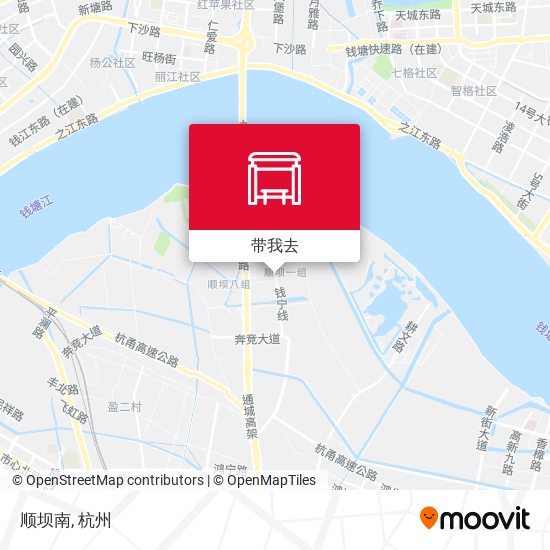 顺坝南地图