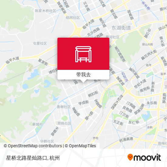 星桥北路星灿路口地图