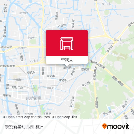 崇贤新星幼儿园地图