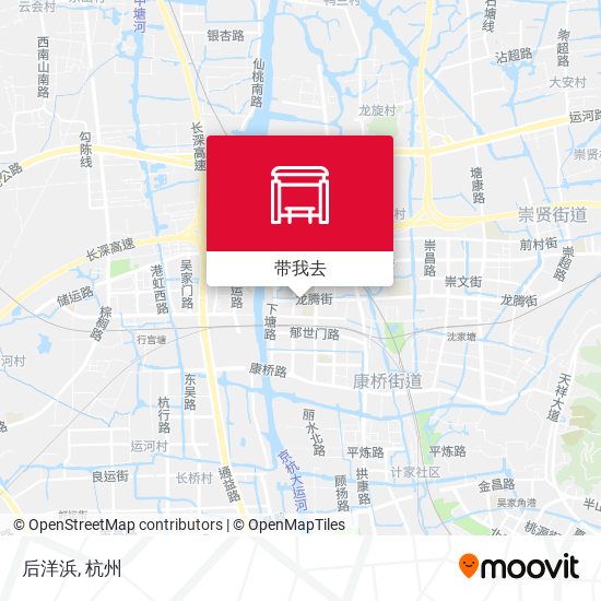 后洋浜地图