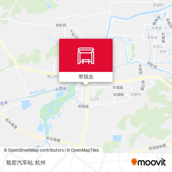 瓶窑汽车站地图