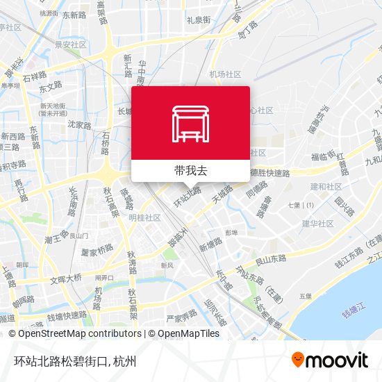 环站北路松碧街口地图