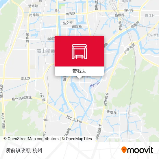 所前镇政府地图