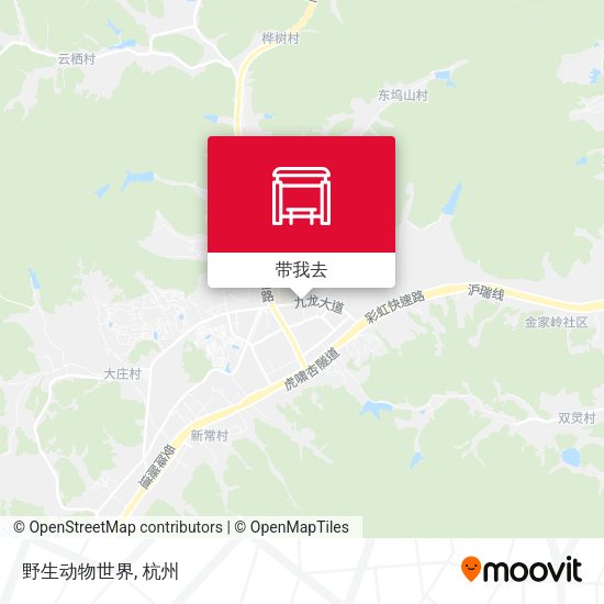 野生动物世界地图