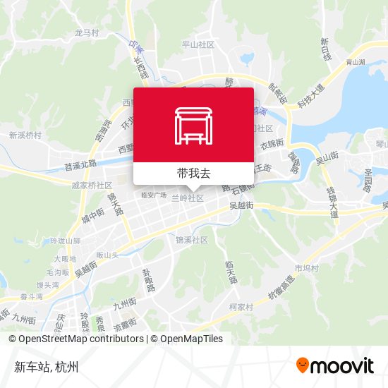 新车站地图